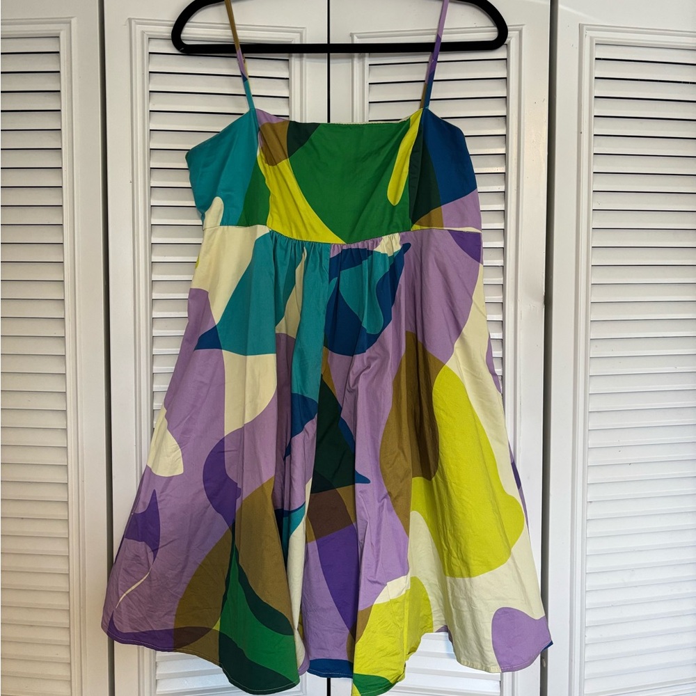 Vibrant Multicolor Mini Dress